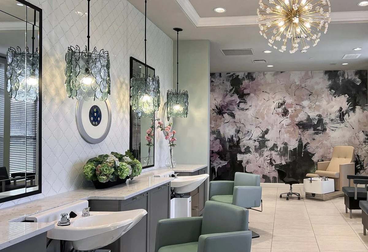 senior living salon art